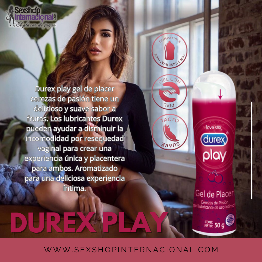 Gel Lubricante DUREX cerezas de pasión